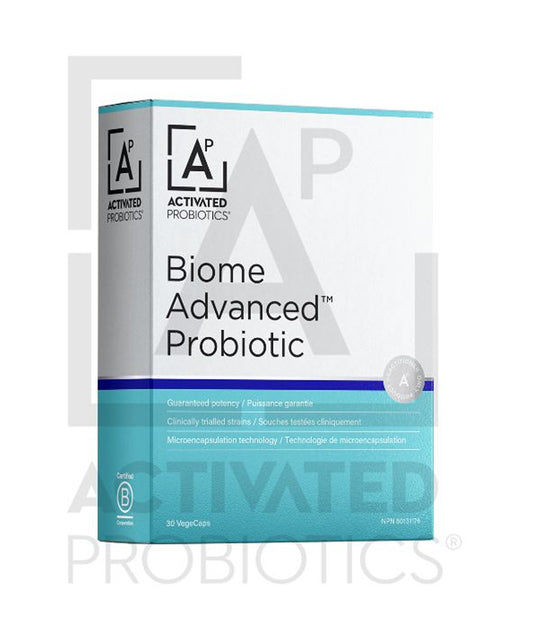 Biome Advanced Probiotic, 30 gélules - Probiotiques activés
