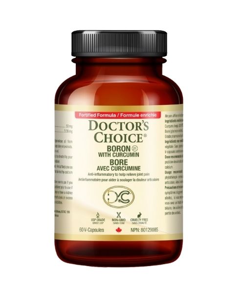 Boron W/Curcumin, 60vcaps - Dr. Choice