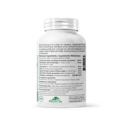 Nettoyant pour le côlon 100 gélules - Provita