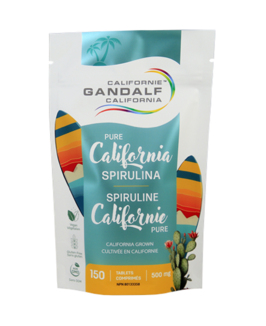California Spirulina 500mg, 150 tabs - Gandalf