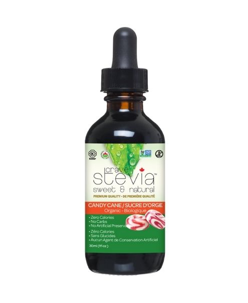 Crave Stevia, Liquid Drops, Candy Cane, 30ml