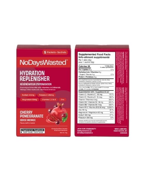 Cherry Pomegranate, 5pk - No Days Wasted