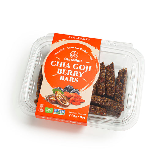 Raw Chia Goji Bar,240g - Glutenull