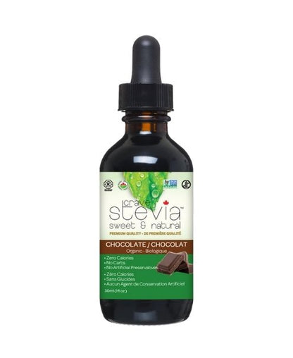 Crave Stevia, Liquid Drops, Chocolate, 30ml