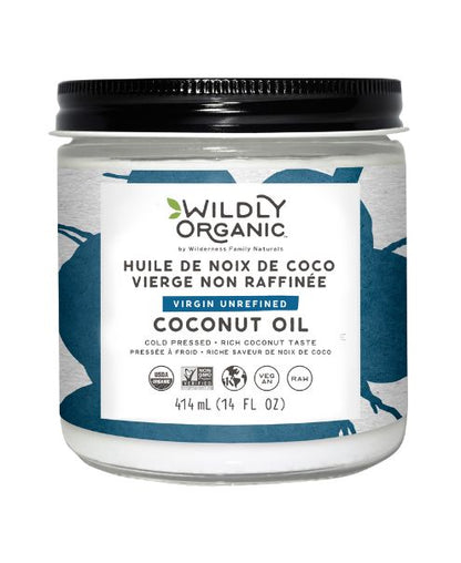 Coct Oil Virg Unrefined, 414ml - Wildly Organic