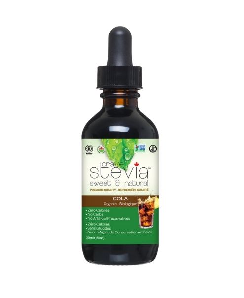 Crave Stevia, Liquid Drops, Cola, 30ml