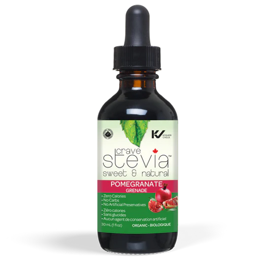 Crave Stevia, Liquid Drops, Pomegranate, 30ml