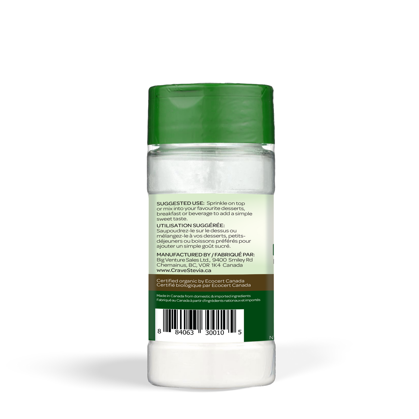 Crave Stevia Flavour Shaker Chocolate, 60g