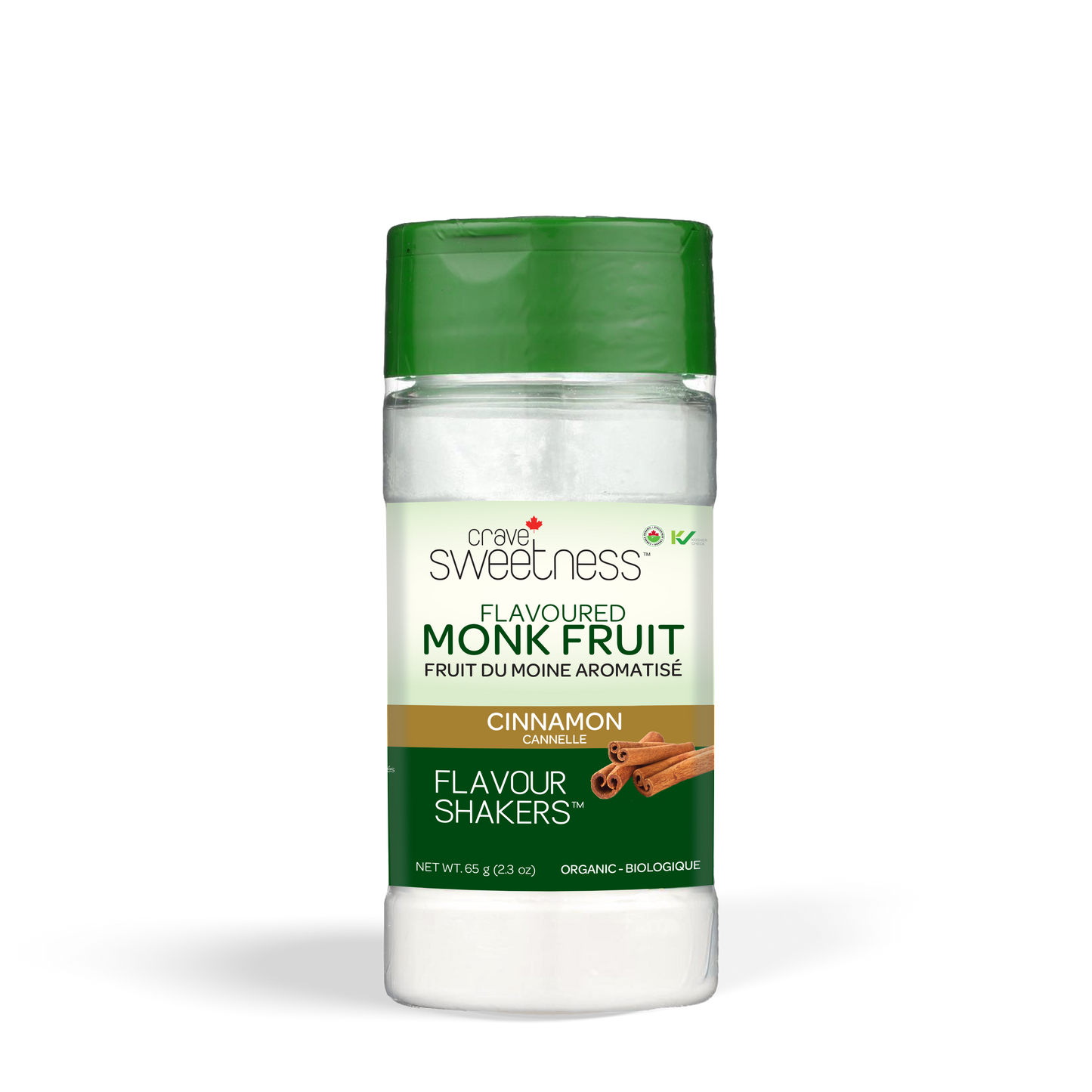 Crave Stevia Shaker Flavour Cinnamon, 60g