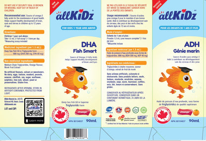 DHA Fish Smart, 90ml - allKiDz