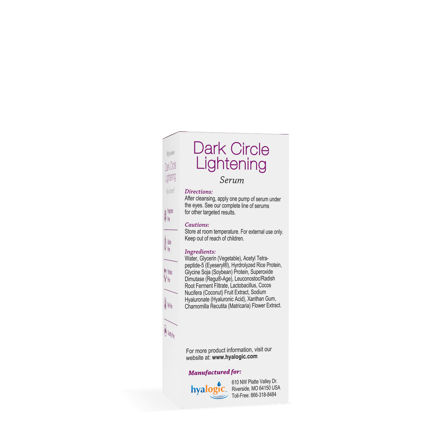 Hyalogic Dark Circle Light. Serum, 30 ml