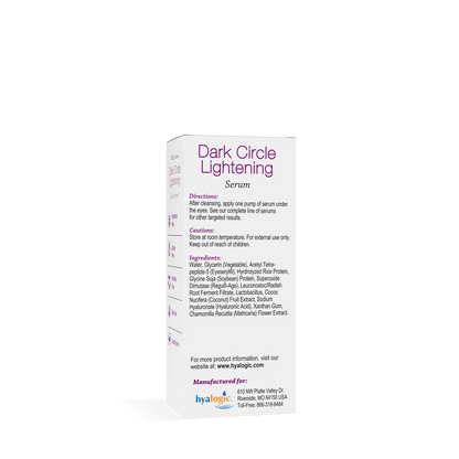 Hyalogic Dark Circle Light. Serum, 30 ml