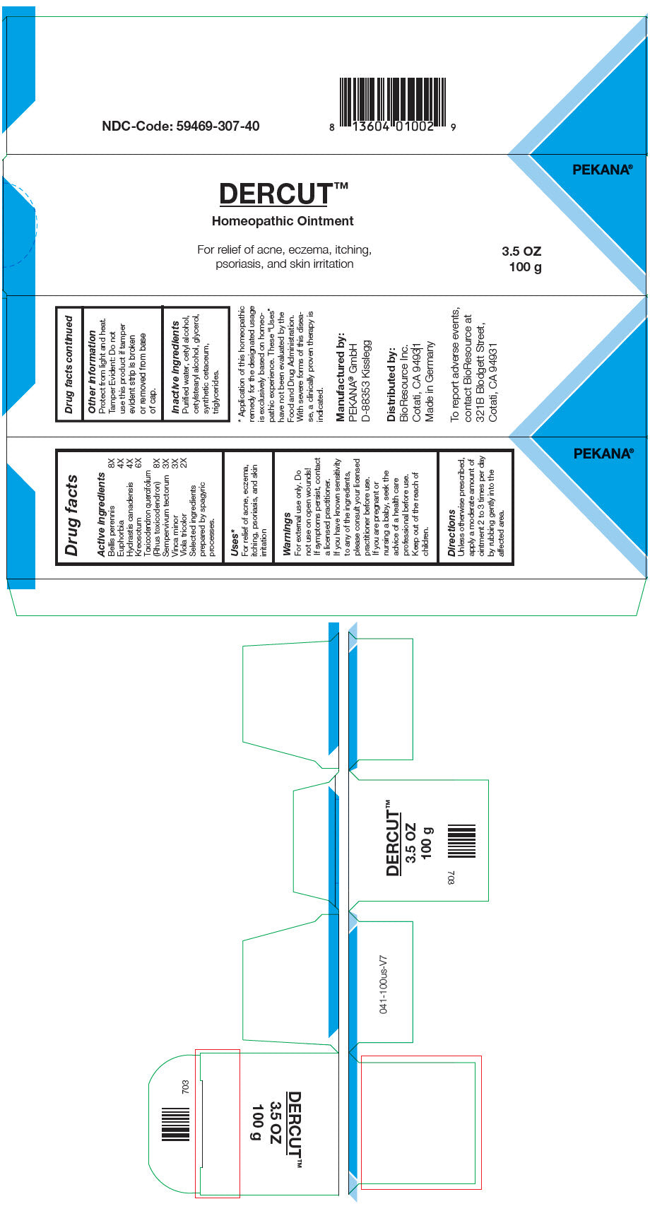 Pommade Dercut, 100g - Pekana