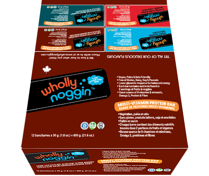 Dark Choco. Almond Superberries 50g 12/Box - Wholly Noggin Foods Ltd