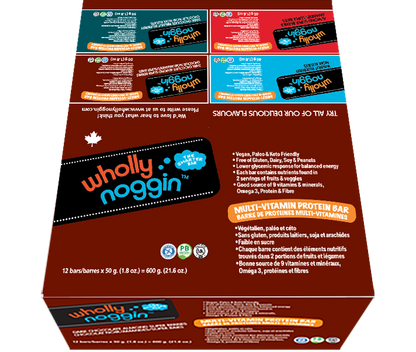 Dark Choco. Almond Superberries 50g 12/Box - Wholly Noggin Foods Ltd