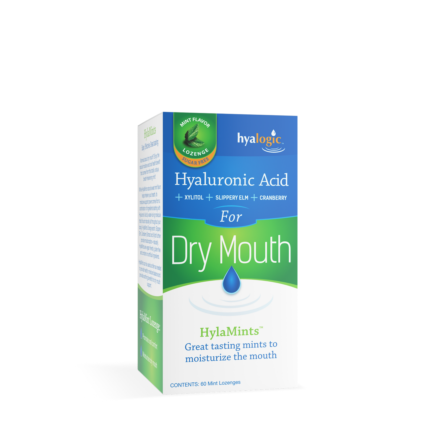 Hylamints For Dry Mouth, 60s - Hyalogic