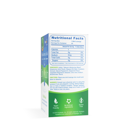 Hylamints For Dry Mouth, 60s - Hyalogic