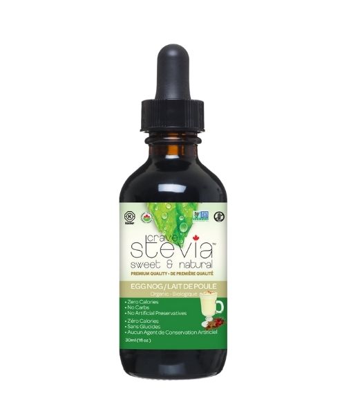 Crave Stevia, Liquid Drops, Eggnog, 30ml