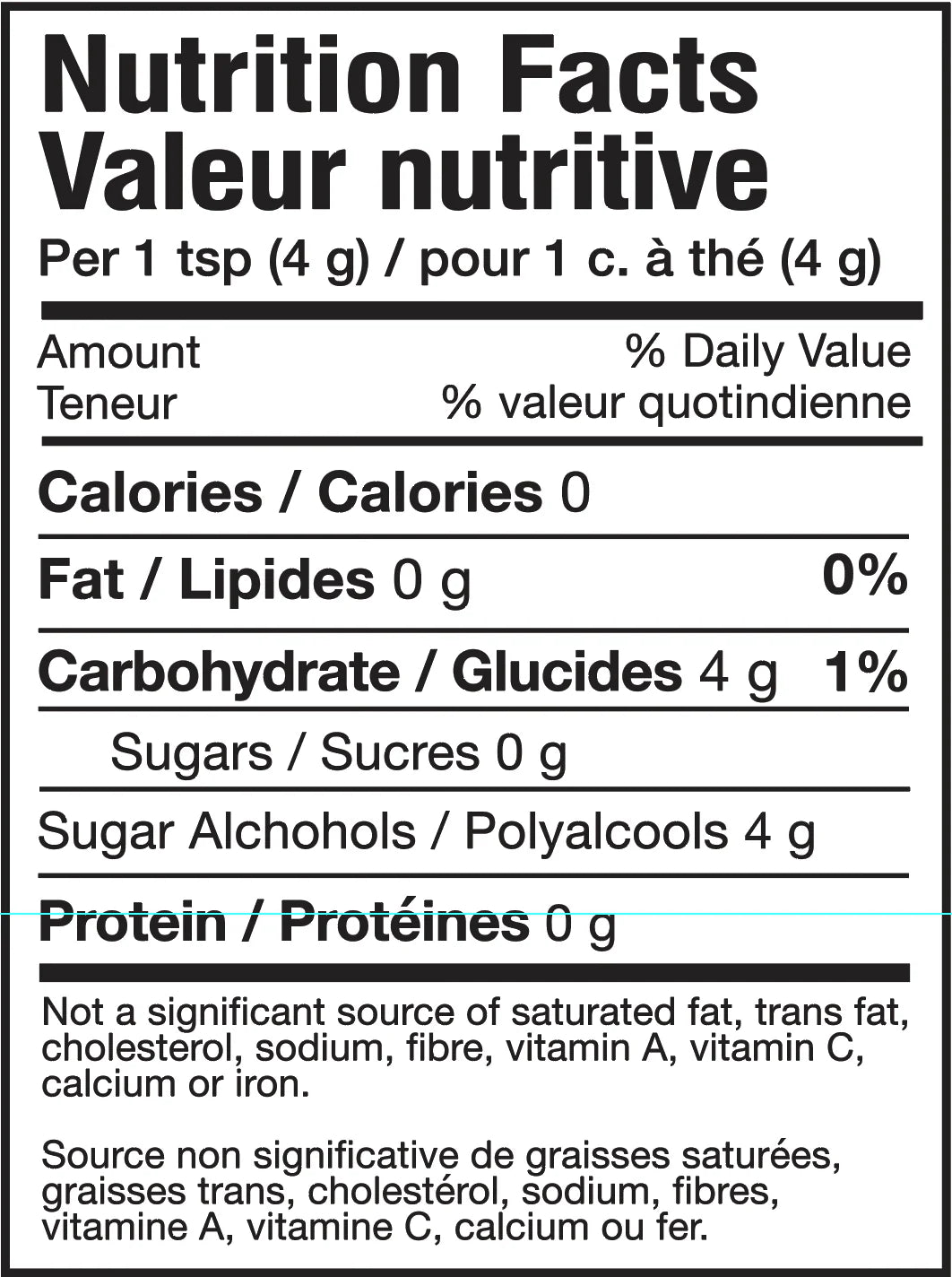 Crave Stevia 100% Organic Erythritol 400g