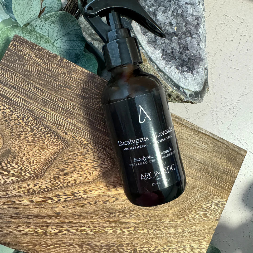 Eucalyptus + Lavender Aromatherapy Shower Spray 120m - Aromatic Creation