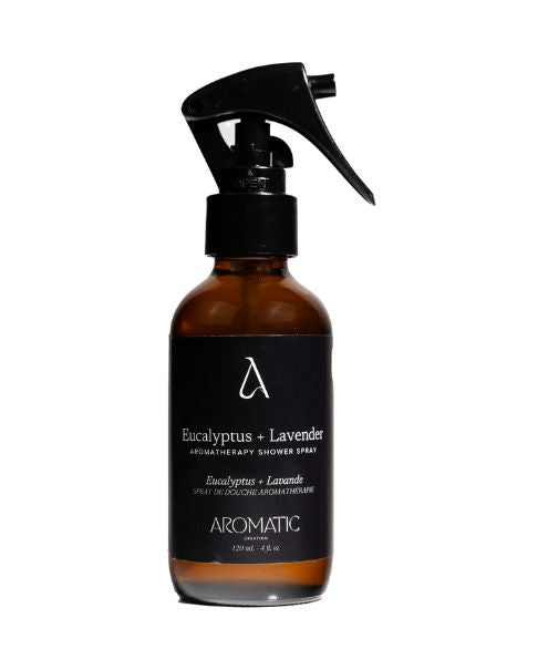 Eucalyptus + Lavender Aromatherapy Shower Spray 120m - Aromatic Creation