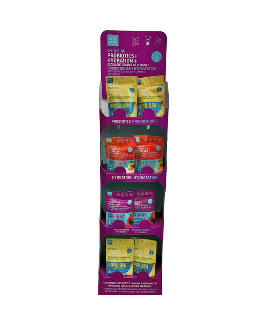 Everwell On-The-Go Prefilled Display- 48ct - Everwell Water Kefir