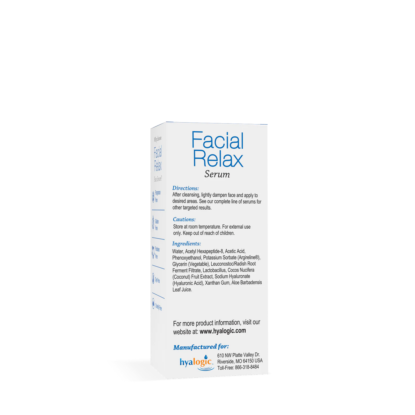 Hyalogic Facial Relax Serum, 30ml