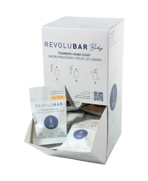 Foam Soap Orange + Clementine, 20pk - Tanit