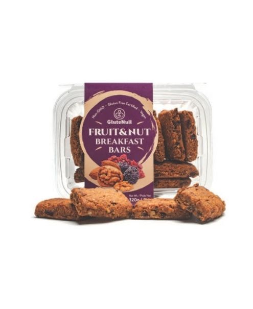 Fruit & Nut Breakfast Bars,320g - Glutenull