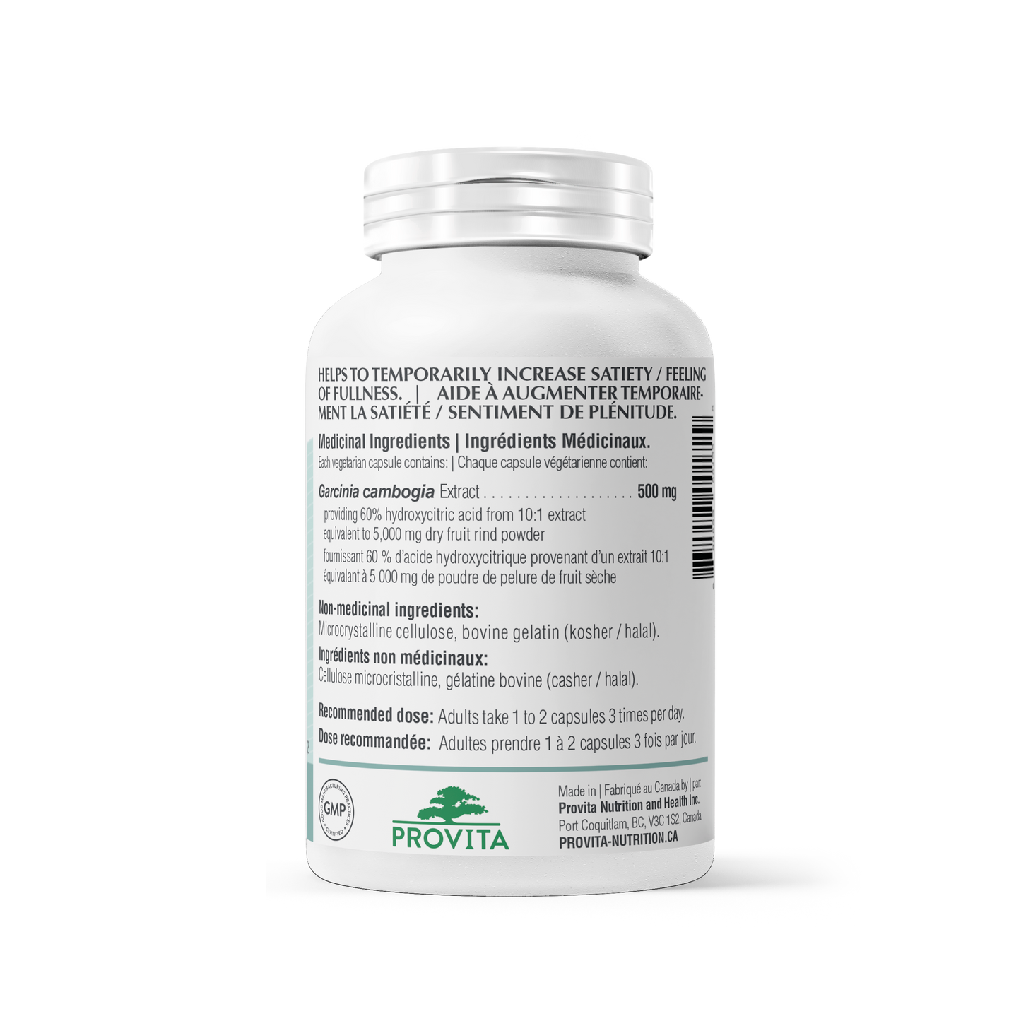 Garcinia 5000 Forte 90 gélules - Provita