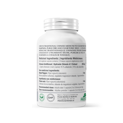 Hydraste Coptis C1000 90 gélules - Provita