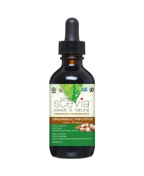 Crave Stevia, Liquid Drops, Gingerbread, 30ml