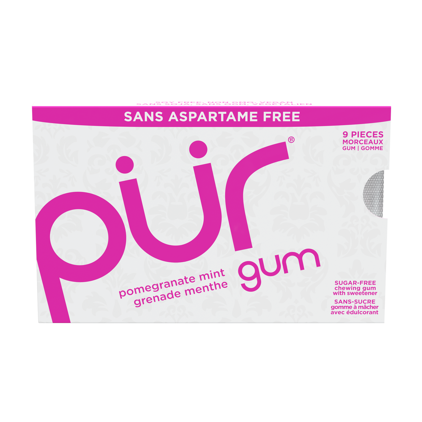 Pomeganate Mint Blister Pack, 9ct, 12/tray - The Pur Company
