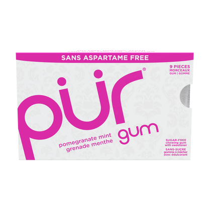 Pomeganate Mint Blister Pack, 9ct, 12/tray - The Pur Company