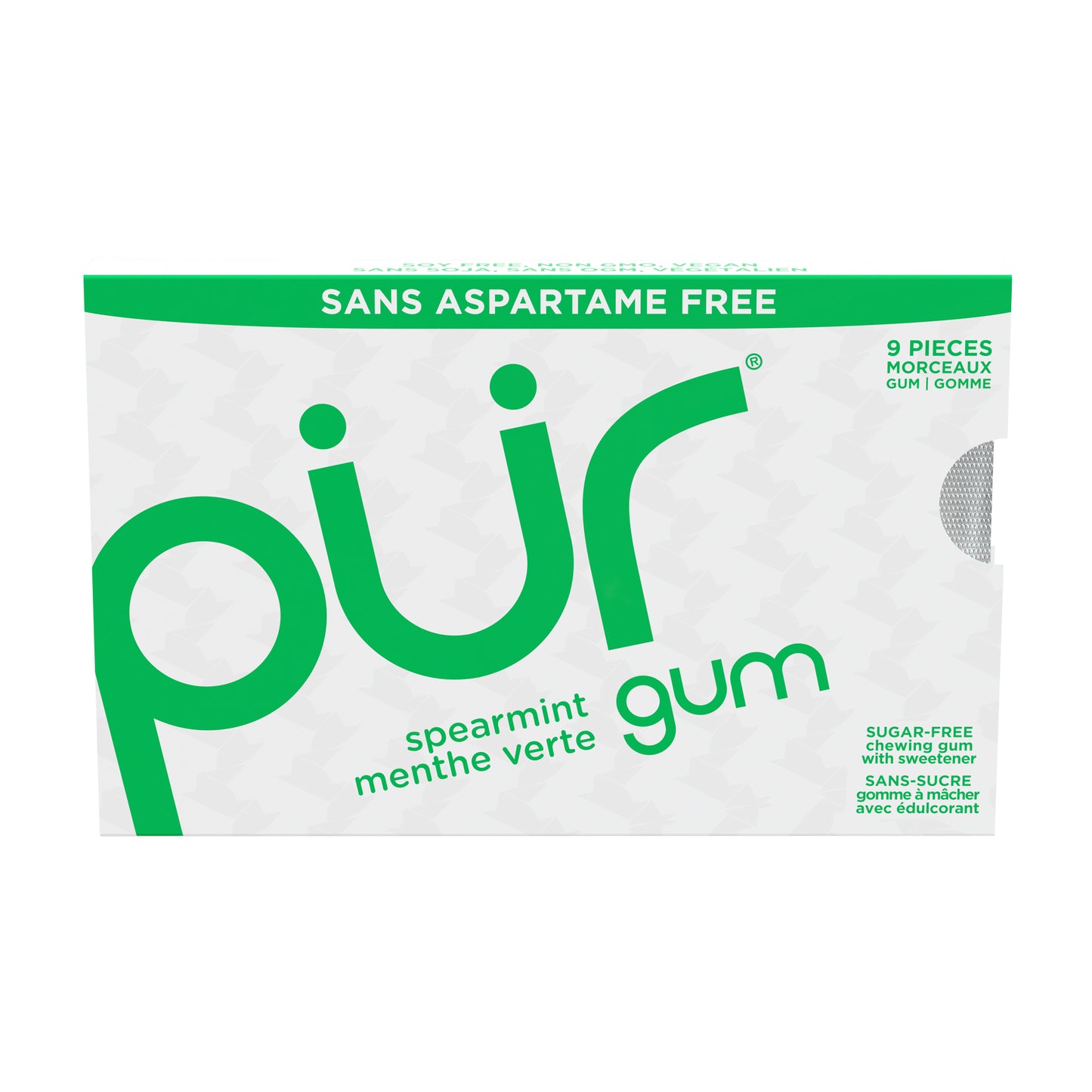 Spearmint Blister Pack, 9ct, 12/tray - The Pur Company