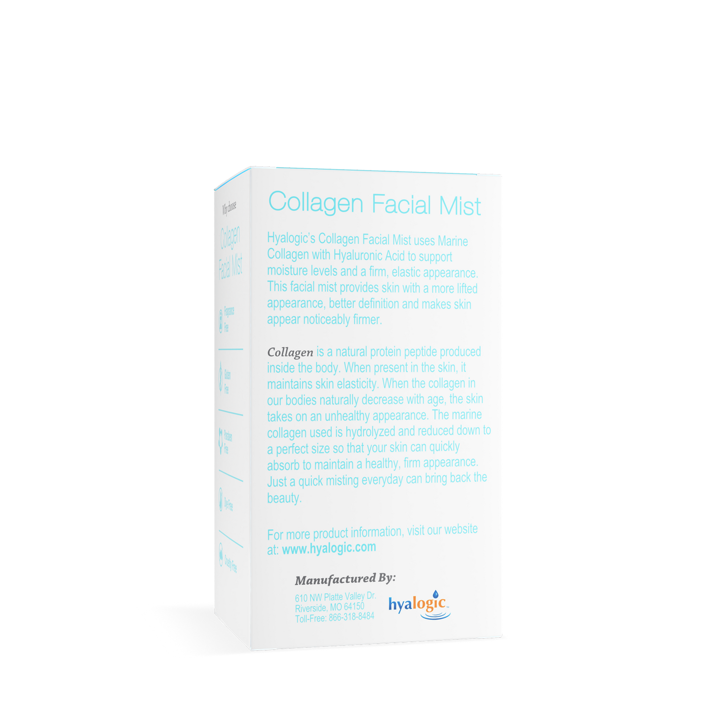 Hyalogic Collagen Facial Mist, 59ml