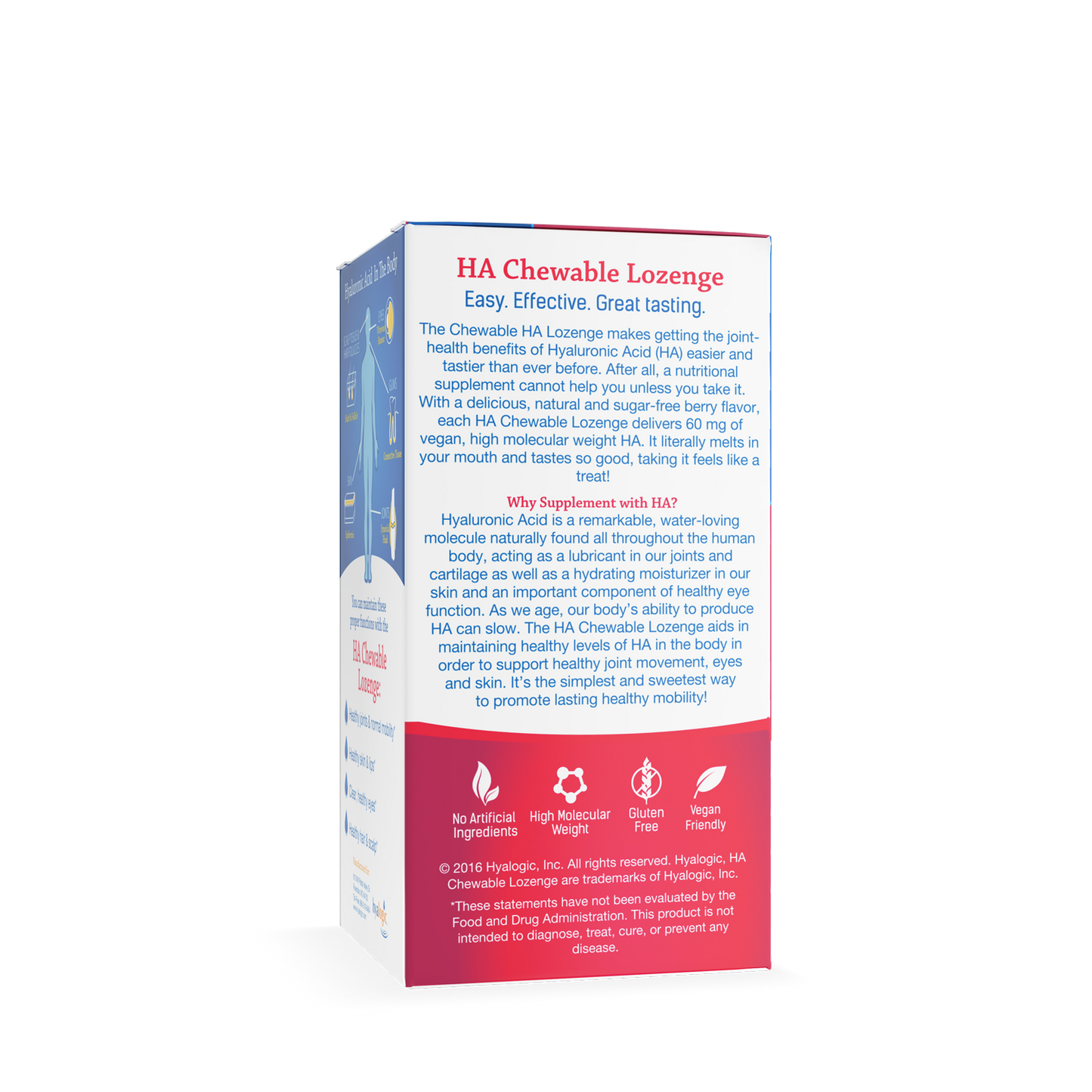 Joint Support Lozenges, 60 pcs - Hyalogic