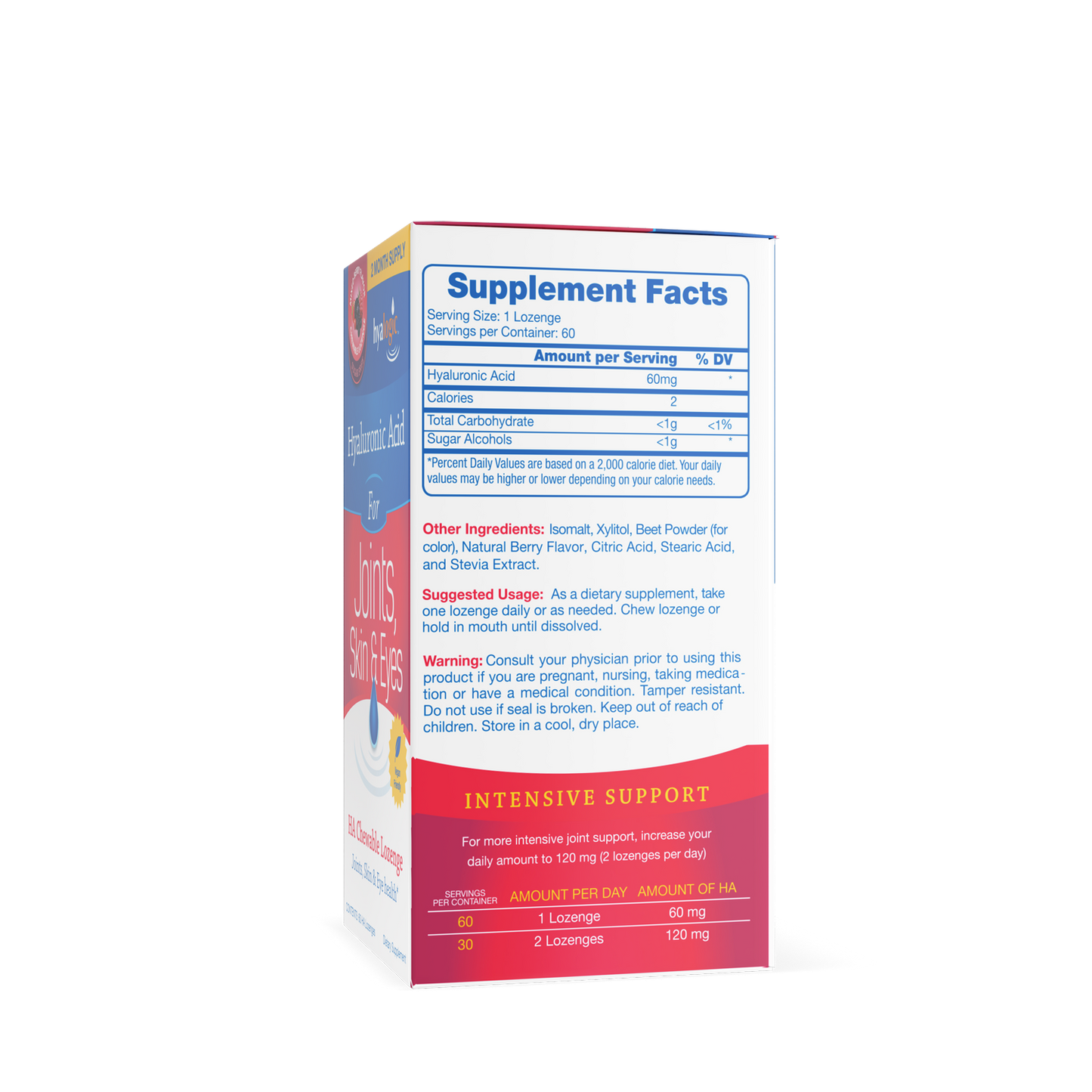 Joint Support Lozenges, 60 pcs - Hyalogic