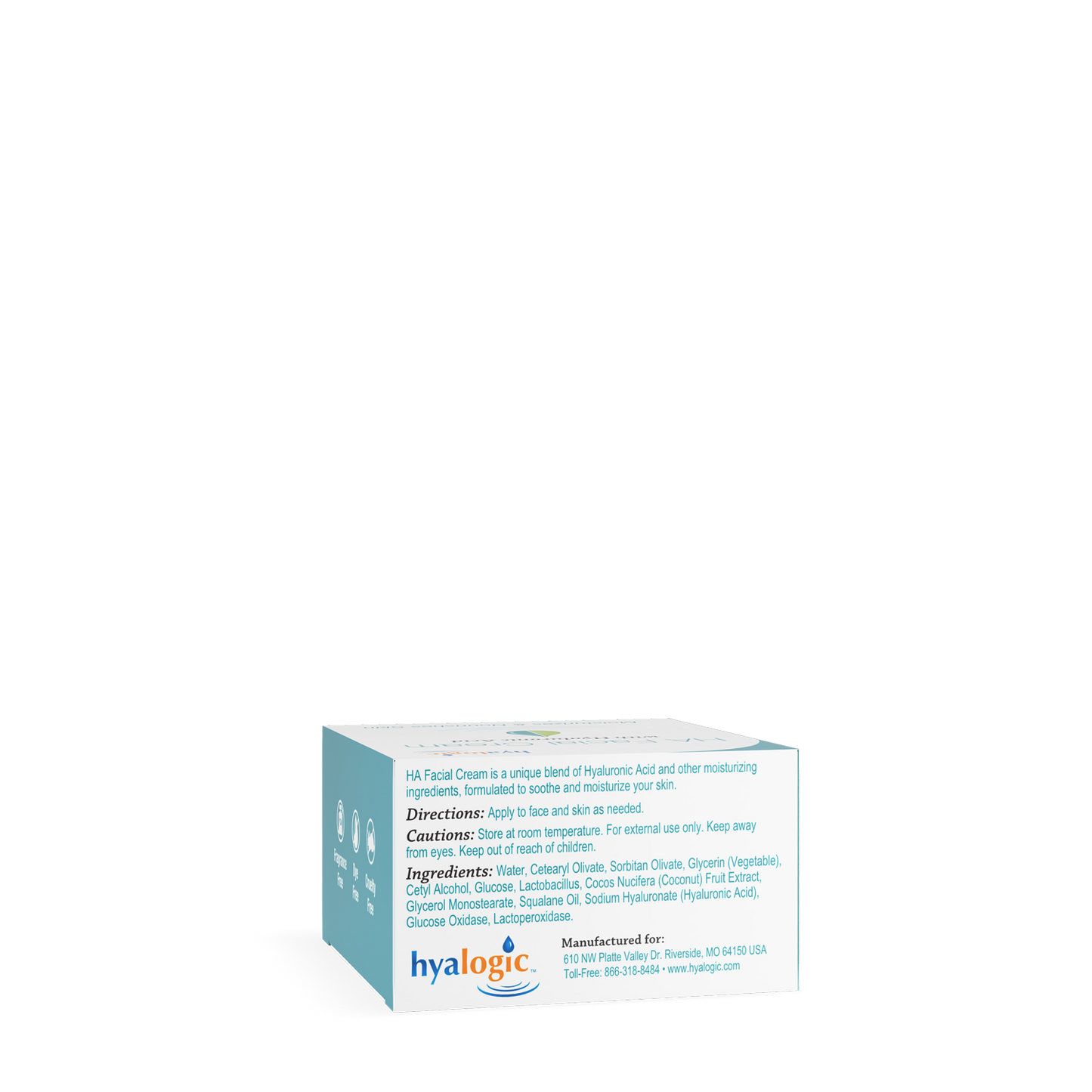 Facial Cream, 56g - Hyalogic
