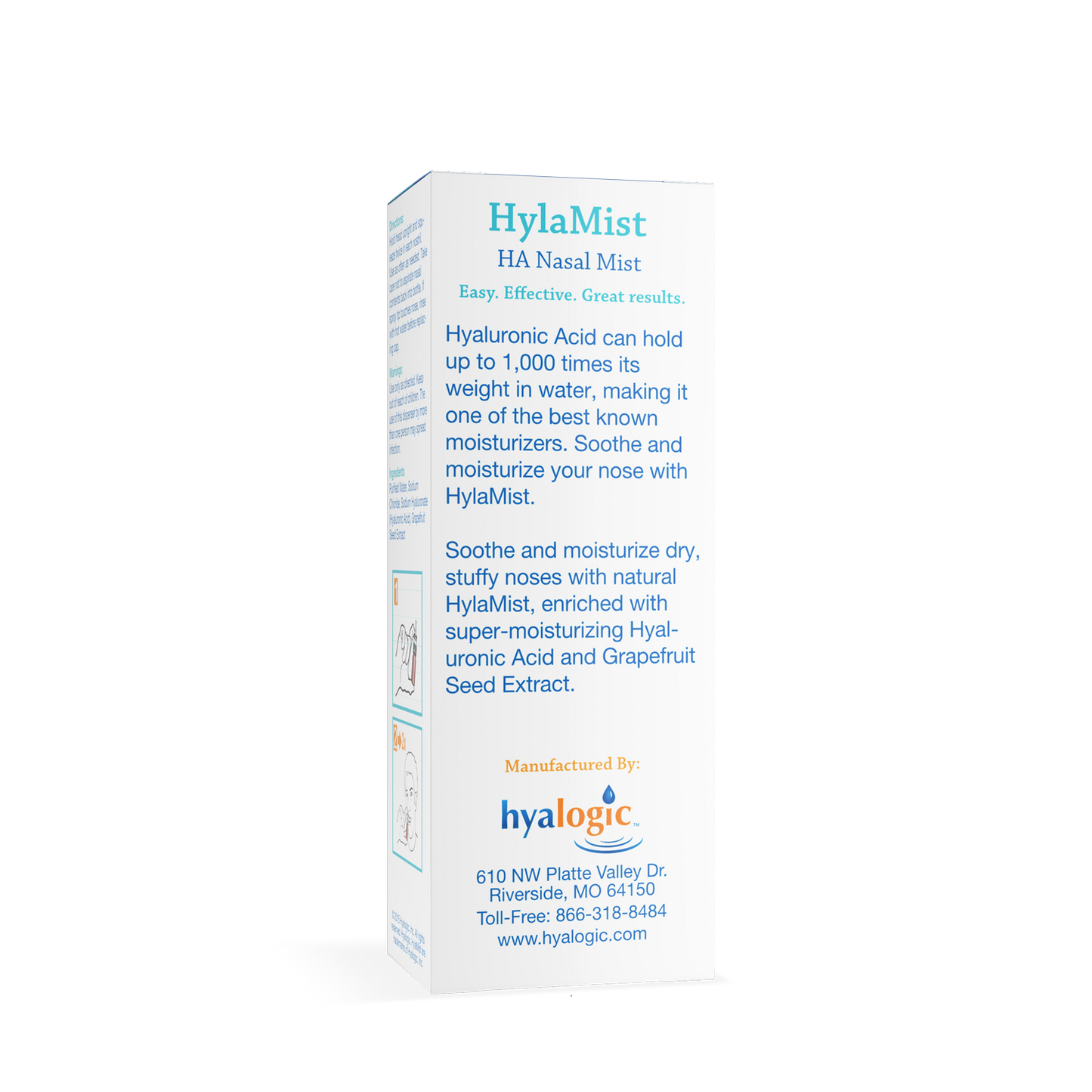 Hylamist™ Dry Nose, 44ml - Hyalogic