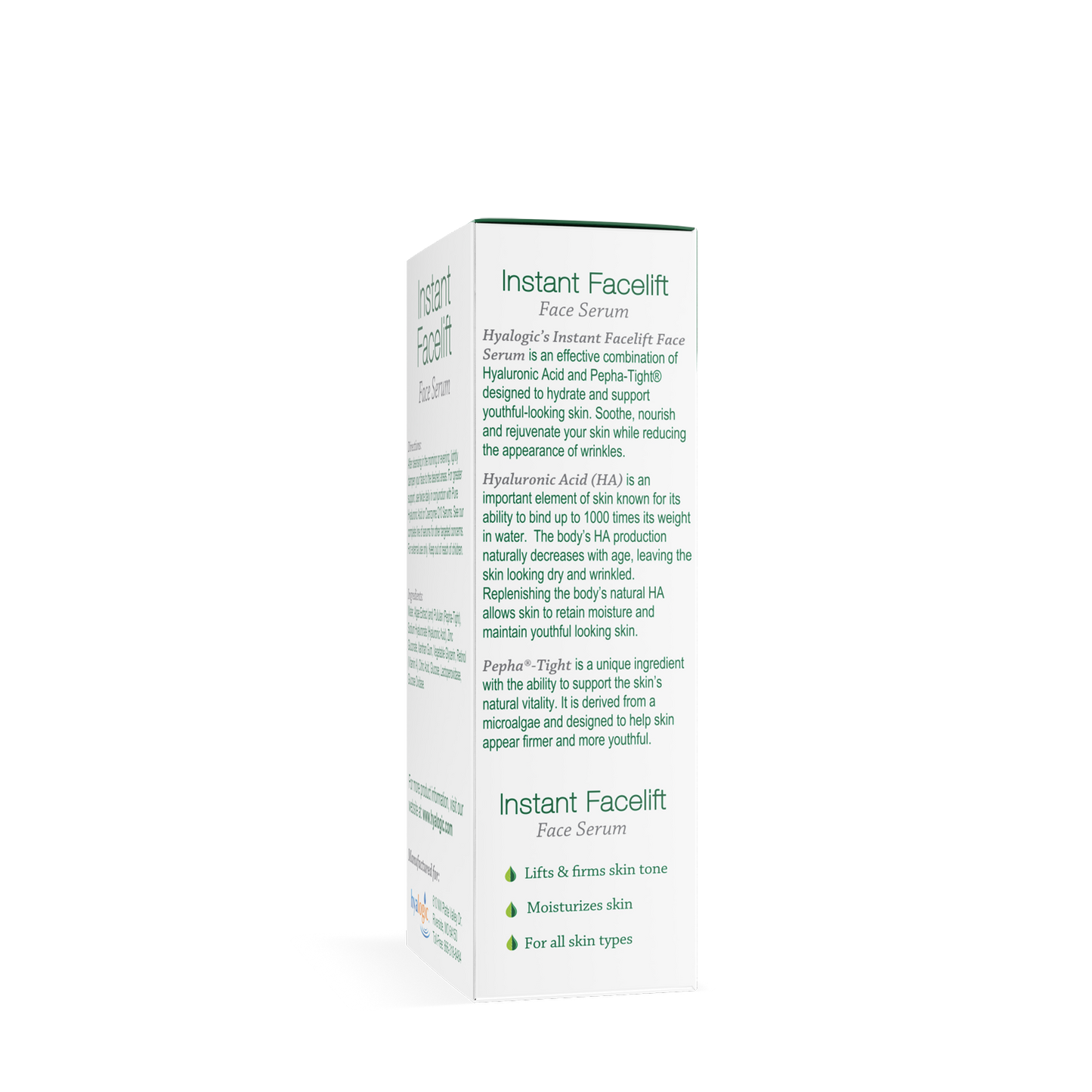 Hyalogic Instant Face Lifting Serum, 30ml