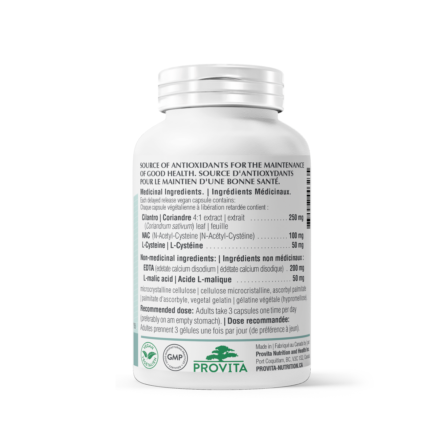 Heavy Metal Detox, 90 vcaps - Provita