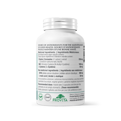 Heavy Metal Detox, 90 vcaps - Provita