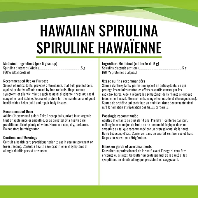 Hawaiian Spirulina, 150g powder - Gandalf