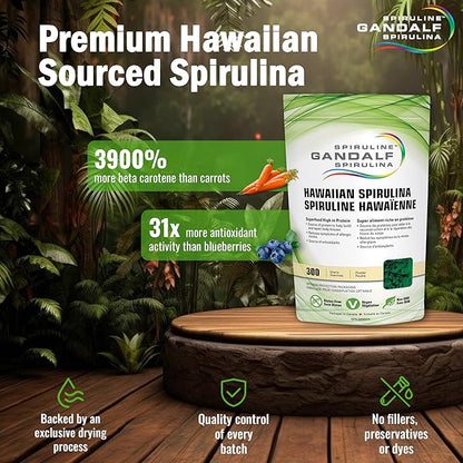 Hawaiian Spirulina, 150g powder - Gandalf