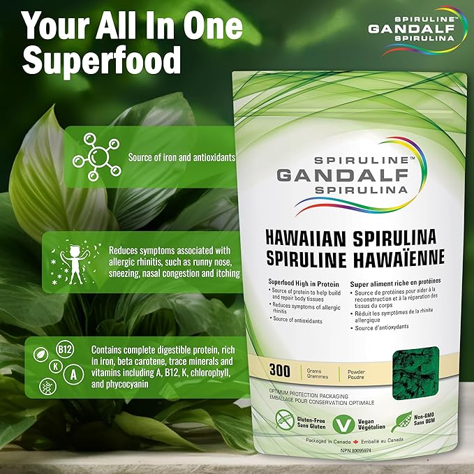 Hawaiian Spirulina, 150g powder - Gandalf