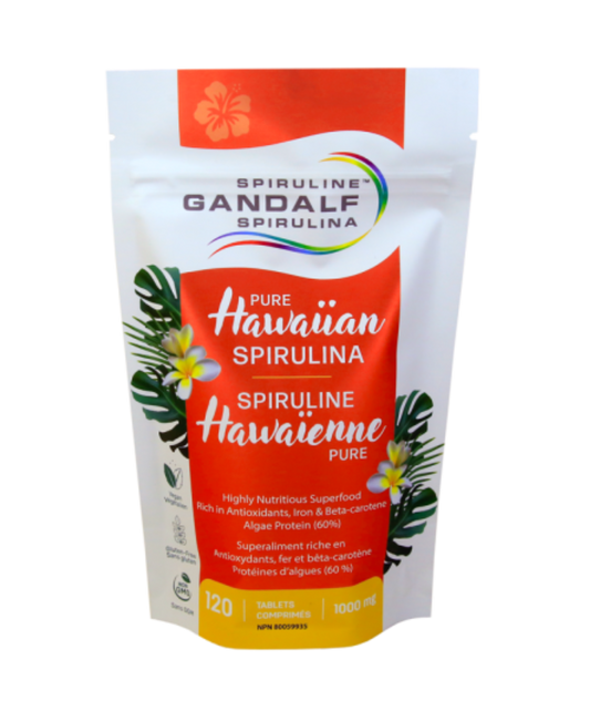 Hawaiian Spirulina 1000mg, 120 tabs - Gandalf