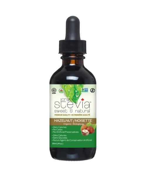 Crave Stevia, Liquid Drops, Hazelnut, 30ml