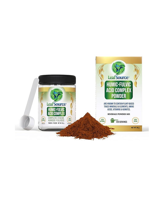 Humic-Fulvic Acid Complex, 60g (Glass) - LeafSource