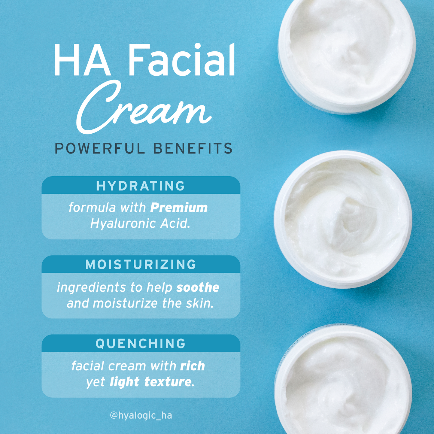 Facial Cream, 56g - Hyalogic